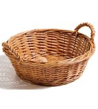 D2582 Display Basket Round 23cm With Side Handles