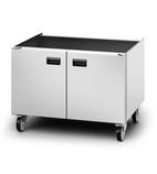 Image of Opus 800 OA8974/C Freestanding Ambient Open-Top Pedestal with Doors and Castors for units 800mm wide