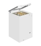 Image of ST160 115 Ltr White Display Chest Freezer With Glass Lid