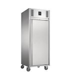 Image of U-Series UA002 Medium Duty 550 Ltr Upright Single Door Stainless Steel Freezer