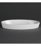 W409 Whiteware Oval Sole Dish