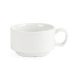 CB471  Stacking Espresso Cups White 85ml (Pack of 12)
