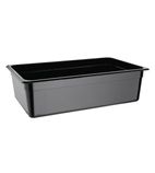 U456 Polycarbonate 1/1 Gastronorm Container 150mm Black