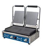 Image of Lynx Prime LPCG2FFT Electric Double Contact Panini Grill - Flat Top & Bottom