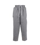 Essential A026-XL Unisex Baggy Pants Black Check XL
