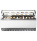 Image of MILLENNIUM LX170 PAS 1661mm Wide Curved Glass Serve Over Counter Display Fridge