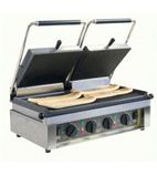 MAJESTIC FT Electric Double Contact Panini Grill - Flat Top & Bottom