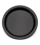 D7780BK Plate Narrow Rim Black 17cm Polycarbonate