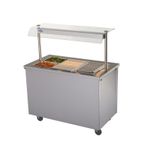 BM30MSG 1270mm Wide Mobile Hot Cupboard With Bain Marie Top And Heated Gantry - CD062