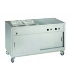 HOT181/2BM 1800mm Wide Hot Cupboard With Bain Marie Top