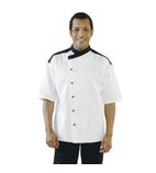 A599-M Metz Chef Jacket - White