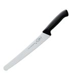 DL377 Pro Dynamic HACCP Serrated Pastry Knife Black 25.4cm