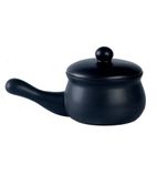 B0200 Ceraflame Pan With Handle Black Round 11cm