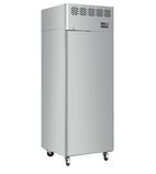 CAR650 Medium Duty 670 Ltr Upright Single Door Stainless Steel Fridge