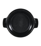 Image of Art de Cuisine Igneous Stoneware DY786 Black Individual Dishes 120mm (Pack of 6)