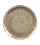 Churchill Stonecast Patina Antique Coupe Plates Taupe 324mm