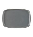 FS957 Emerge Seattle Oblong Plate Grey 222x152mm (Pack of 6)