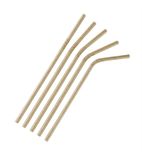 Image of FB141 Bendy Paper Straws Kraft 210mm (Pack of 250)