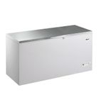Image of CF 51S XLE 416 Ltr White Low-Energy Chest Freezer With Stainless Steel Lid