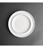 Heritage DW152 Raised Rim Plates White 203mm