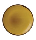 FJ772 Harvest Mustard Coupe Plate 217mm (Pack of 12)