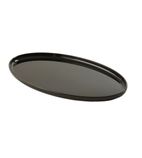 Image of CD166 Small Black Oval Tray
