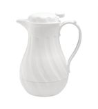 GL971 Insulated Swirl Jug White 2 Ltr