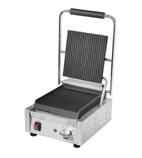 DY993 Electric Single Contact Panini Grill - Ribbed Top & Bottom