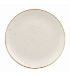 DK520 Round Coupe Plates Barley White 165mm (Pack of 12)