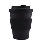Bamboo Reusable Coffee Cup Kerr & Napier Black 12oz