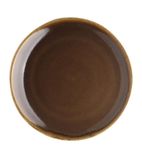 SA285 Round Coupe Plate Bark 230mm (Pack of 6)