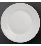 Image of CC210 Wide Rimmed Plates 280mm White (Pack of 6)