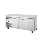 TCF1/3-CL-SS-DL-DR-DR 630 Ltr 3 Door Stainless Steel Freezer Prep Counter