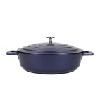 Image of FW794 Shallow Casserole Dish Blue 4Ltr