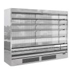 GALAXY+ GP26SS 2580mm Wide Stainless Steel Multideck Display Fridge With Nightblind
