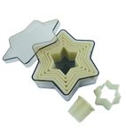 Plain Star Cutters dia 7.3mm to 120mm set of 7 - GM373