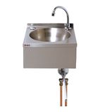 Image of BaSix WS2-KVS Knee-Operated, Hands-Free Mechanical Operation Wash Basin