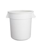 GG792 Polypropylene Round Ingredient Bin White 38 Ltr