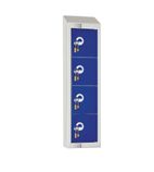 CF751-PS Personal 4 Door Effects Locker Blue Padlock