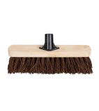JB591 Soft Bassine Wooden Broom Head 12"