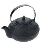 GF189 Oriental Hobnail Teapot Black 850ml