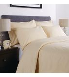 Percale Fitted Sheet Oatmeal Double