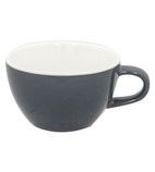 Café BN396 Porcelain Bowl Shaped Cups Grey 340ml (Pack of 12)