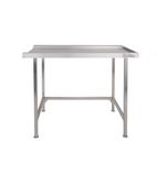 T11ENR 1100(W) x 650(D)mm Right Hand Entry Table For Classeq Passthrough Dishwashers