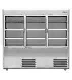 Gem R180-WCD-HFD-LOC 1856mm Wide White Multideck Display Fridge With Hinged Glass Doors