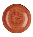 DK539 Round Coupe Bowl Spiced Orange 315mm (Pack of 6)