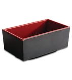Asia+ Deep Wide Bento Box Red 155mm