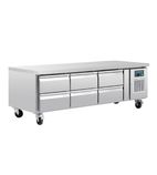 Image of U-Series DA465 138 Ltr 6 Drawer Stainless Steel Refrigerated Chef Base