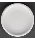 CG012 Classic White Coupe Plate