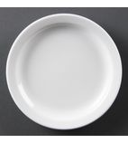 Image of Whiteware CB486 Narrow Rimmed Plates 150mm (Pack of 12)
